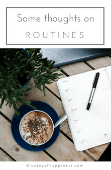 Some thoughts on routines
